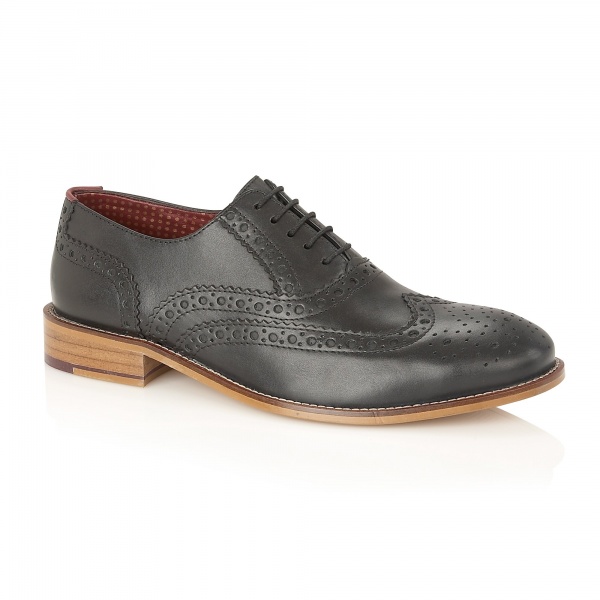 London Brogues Gatsby Black